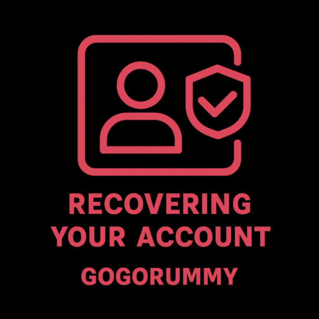 Icon representing Gogorummy account recovery assistance.