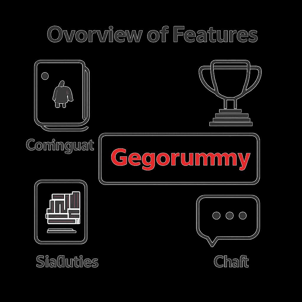 Illustration explaining Gogorummy features.